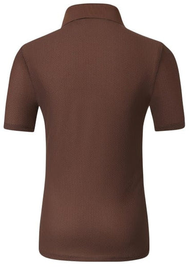 Koszulka Polo Covalliero Brązowa - Cavalo