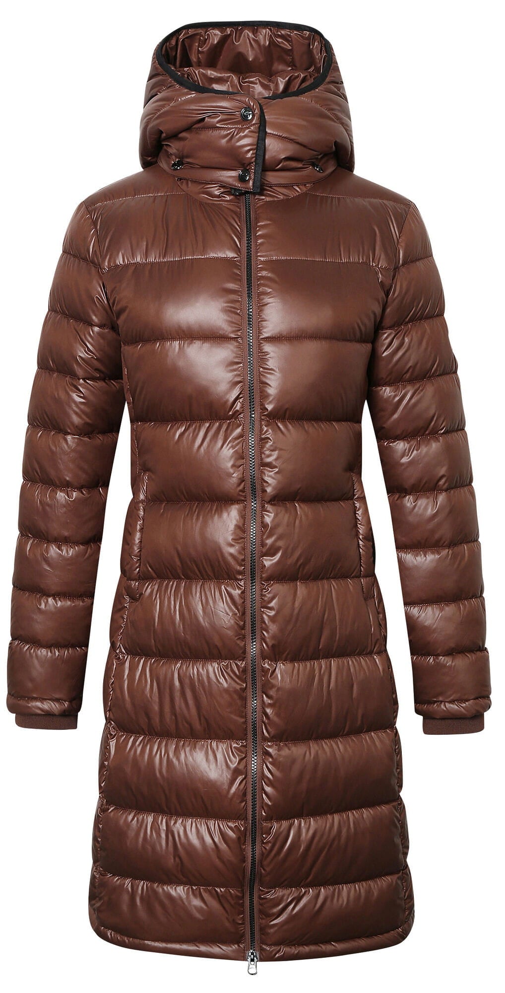 Kurtka damska pikowana z wysokim kołnierzem Covalliero - Cavalo