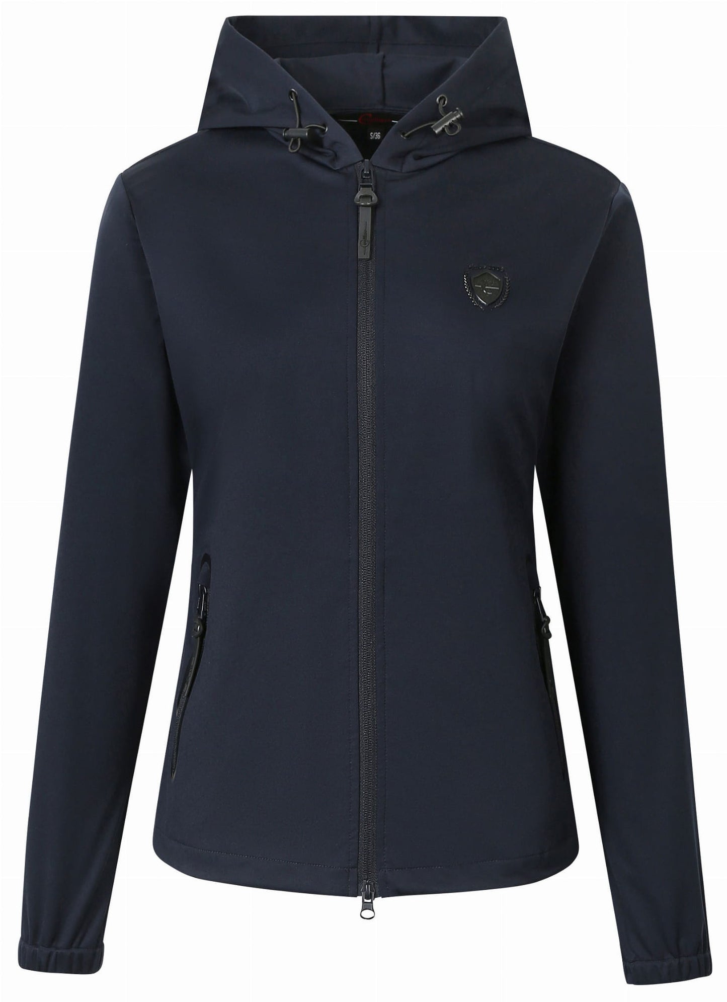 Kurtka z kapturem damska Covalliero S/S 2024 Dark Navy - Cavalo