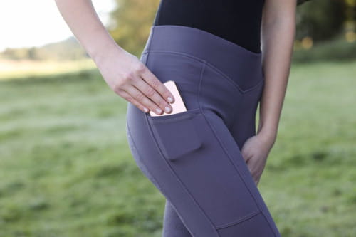 Legginsy jeździeckie ClassicStar grafit Covalliero - Cavalo