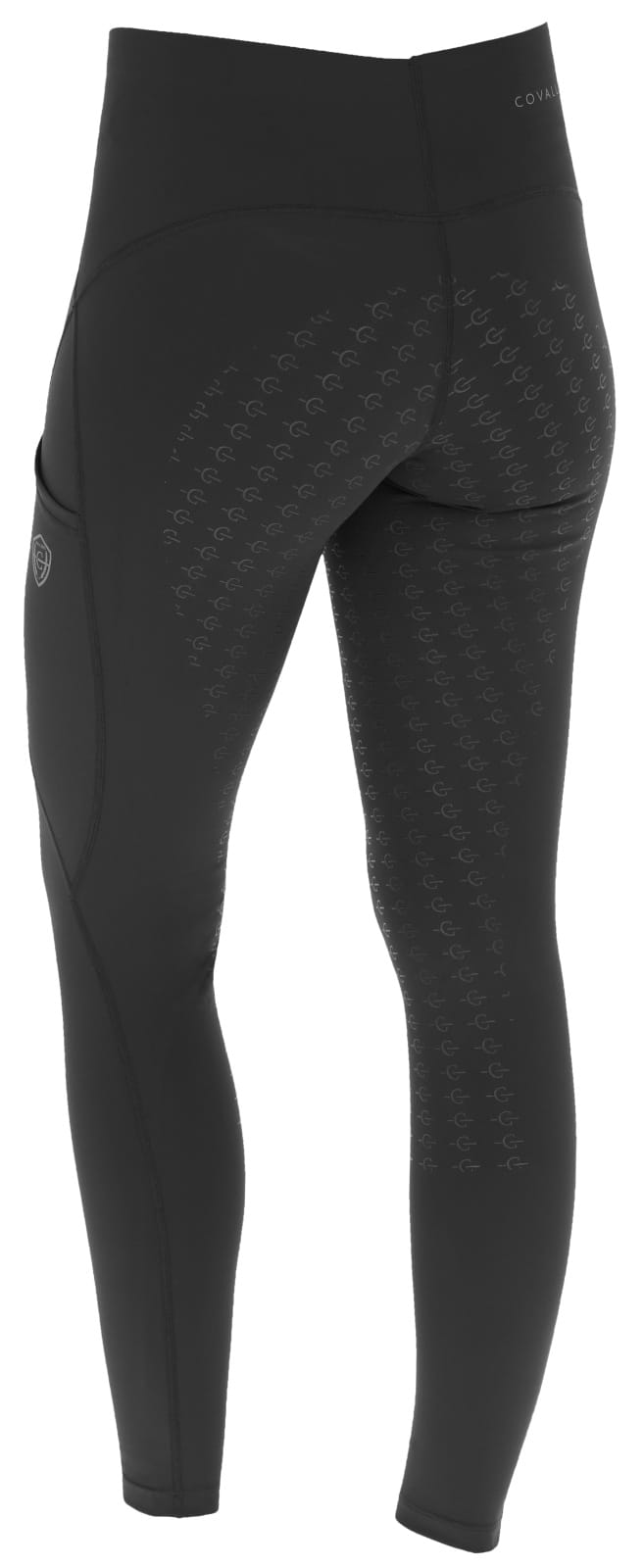 Legginsy jeździeckie S/S 2025 damskie Covalliero black - Cavalo