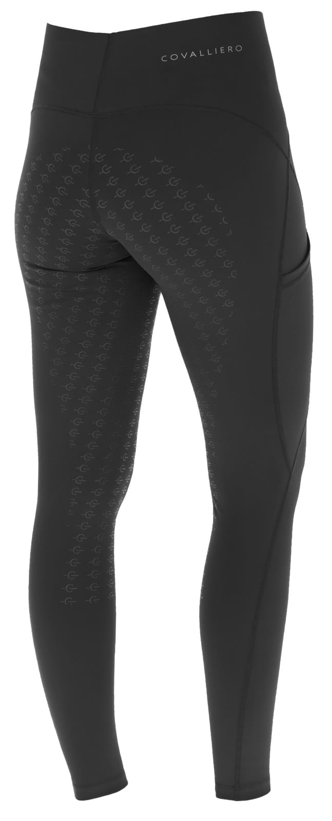Legginsy jeździeckie S/S 2025 damskie Covalliero black - Cavalo