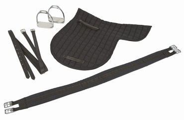 Siodło wszechstronne, roz. 17,5, czarny, komplet, Covalliero" - Cavalo