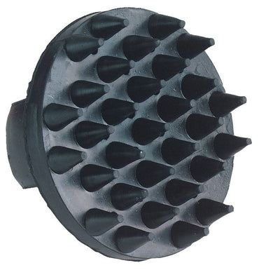 Zgrzebło do masażu konia, gumowe, czarny, 11 cm, Covalliero - Cavalo