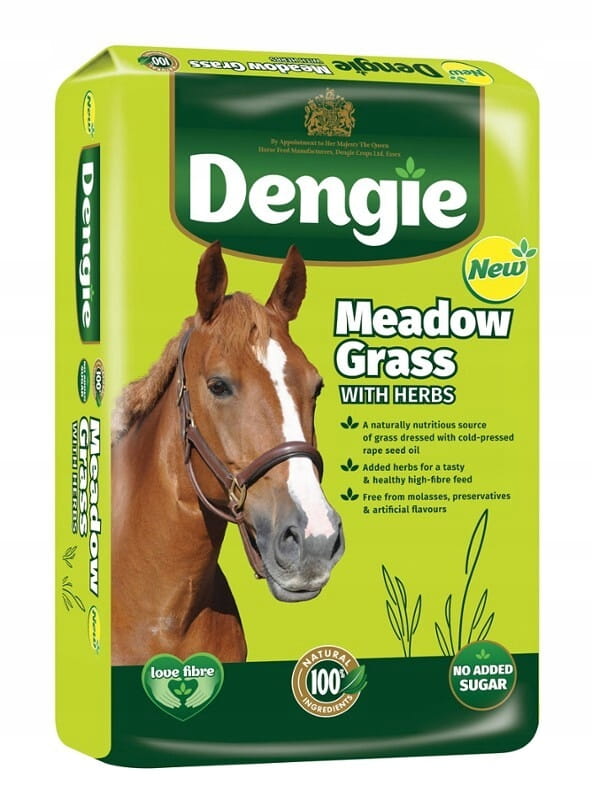 DENGIE sieczka Meadow Grass with Herbs 15kg - Cavalo