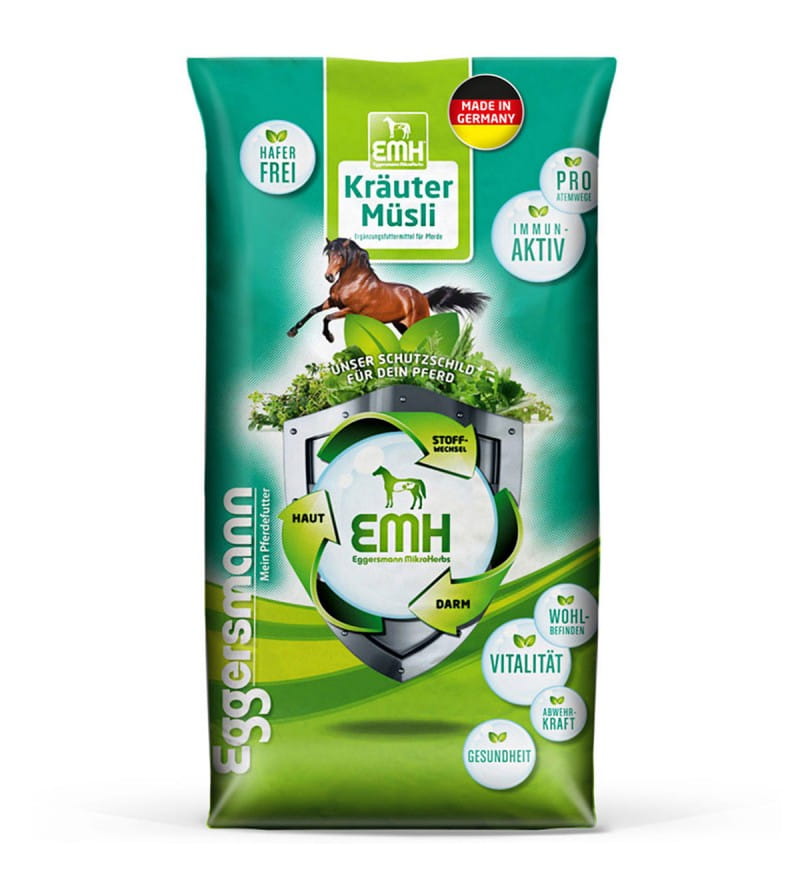 Eggersmann EMH Krauter Musli ziołowe dla koni 20kg - Cavalo