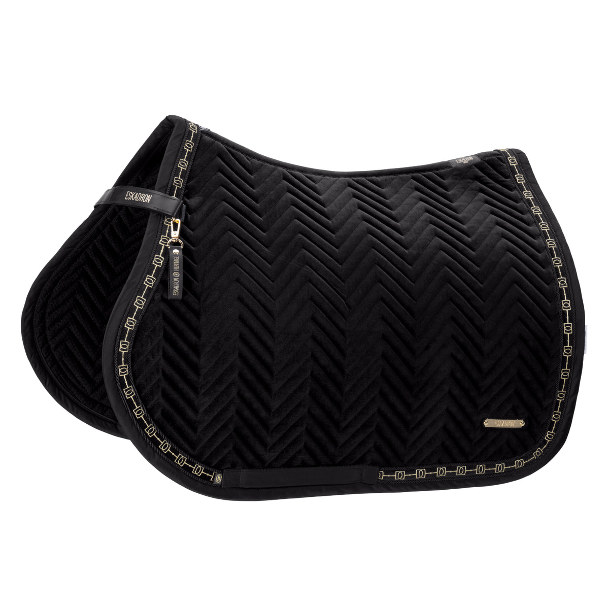 Czaprak Eskadron Heritage 26/27 VELVET w kolorze Black – dodatkowe ujęcie