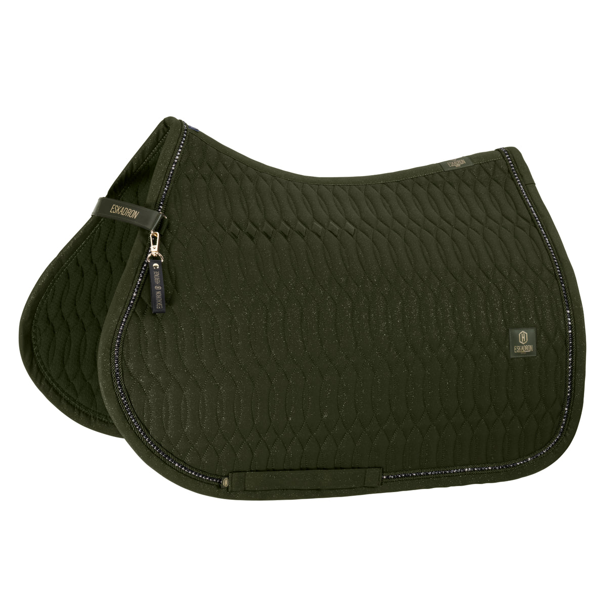 Czaprak Eskadron Heritage 26/27 SPARKLE CRYSTAL w kolorze Deep Moss – dodatkowe ujęcie