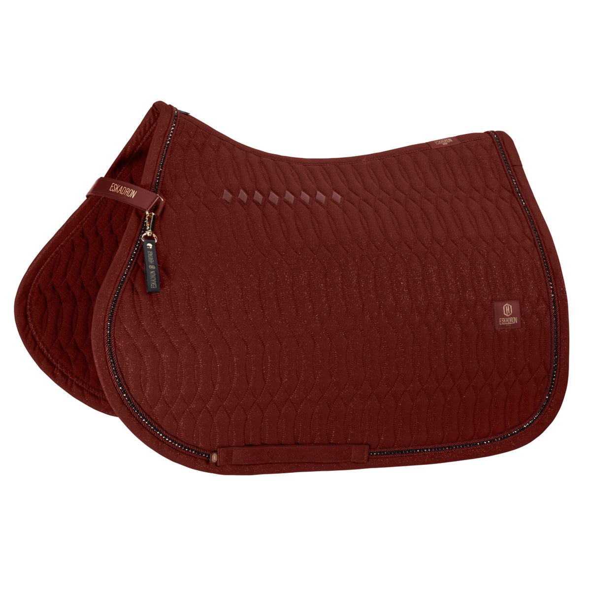 Czaprak Eskadron Heritage 26/27 SPARKLE CRYSTAL w kolorze Merlot – dodatkowe ujęcie