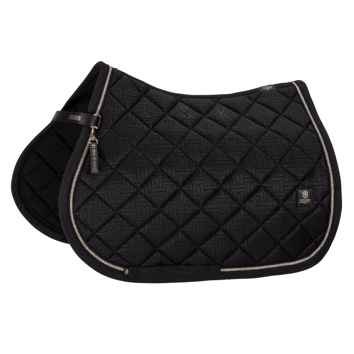 Czaprak Eskadron Heritage 26/27 JACQUARD w kolorze Black – dodatkowe ujęcie