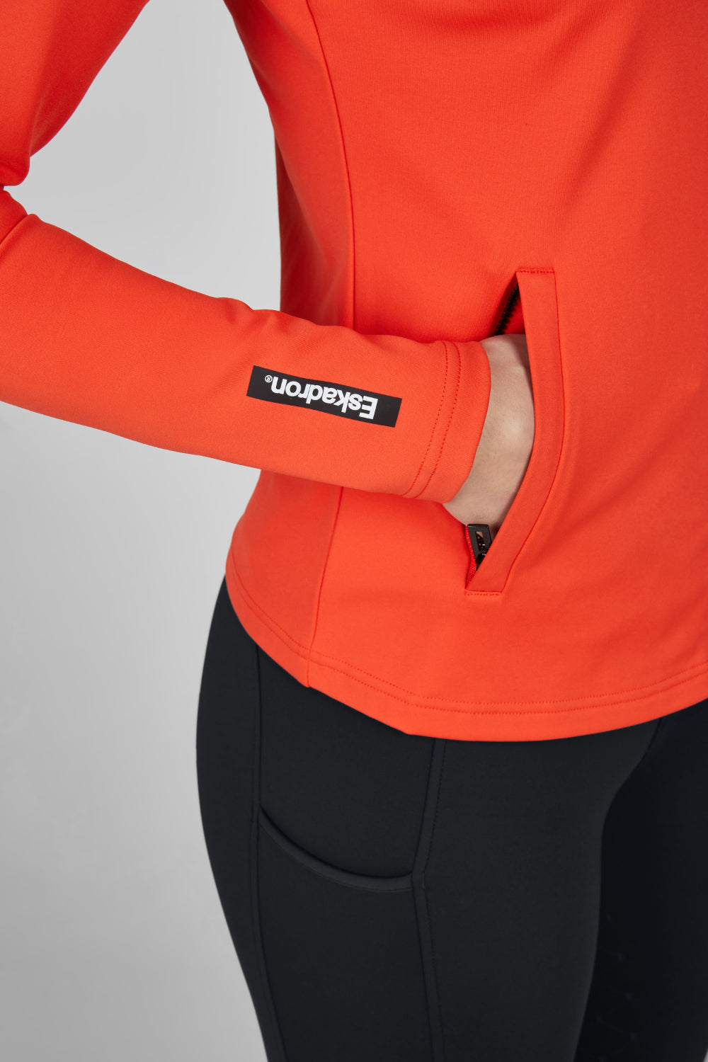 Eskadron DYNAMIC 25 A/W bluza Zip-Shirt Tech-Jersey Poppy Red