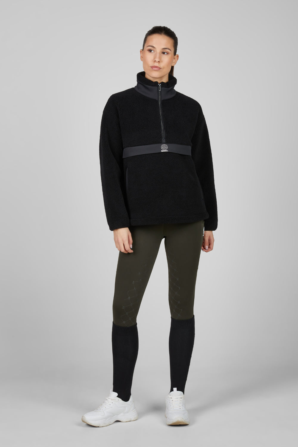 Eskadron DYNAMIC 25 A/W Half-Zip Teddy Sweater Black