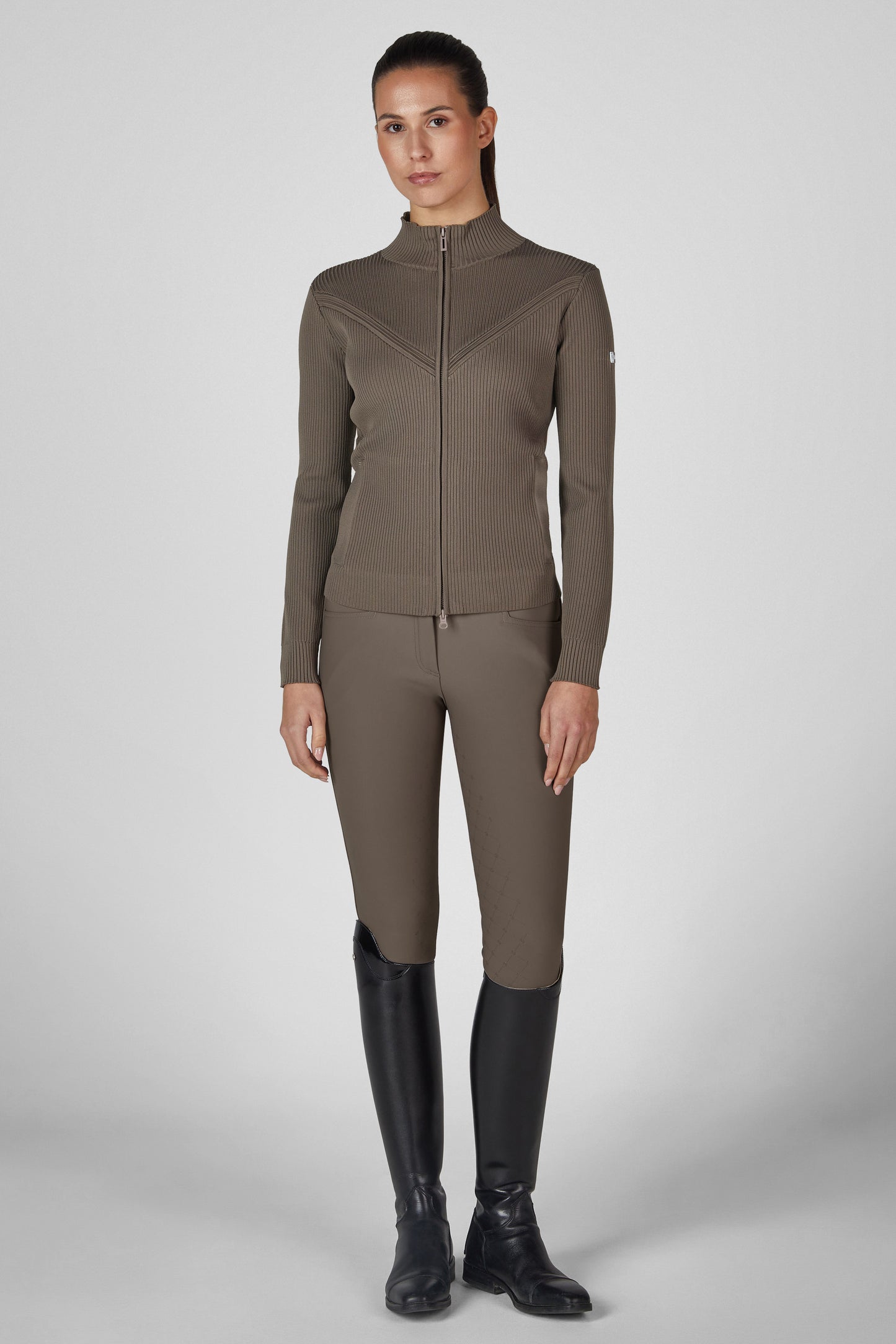 Eskadron Dynamic A/W 2026 Bluza ZIP KNIT Powdertaupe