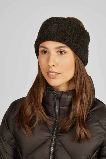 Eskadron Heritage 25/26 Opaska na głowę BOUCLÉ HEADBAND Black Truffle