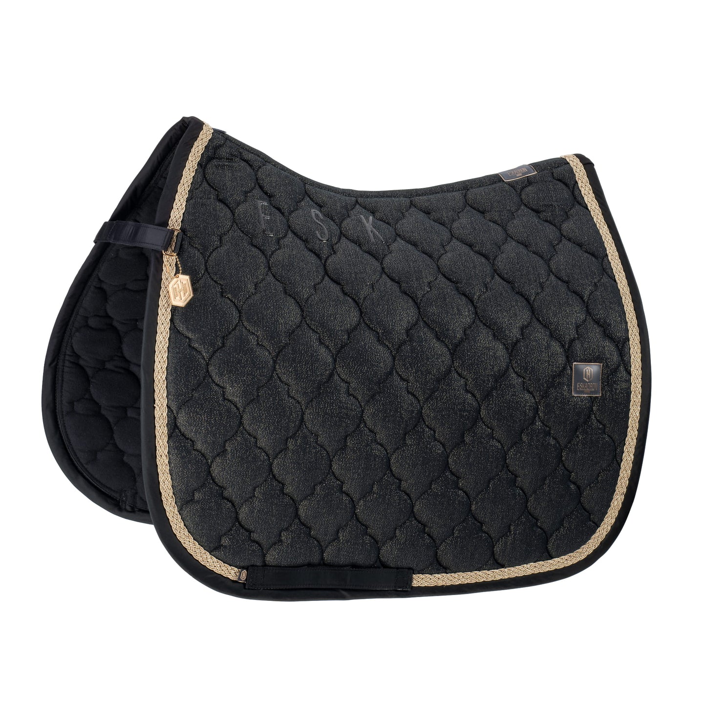 Czaprak Eskadron Cloth Cotton Glitter Black Hertitage 24/25 - Cavalo