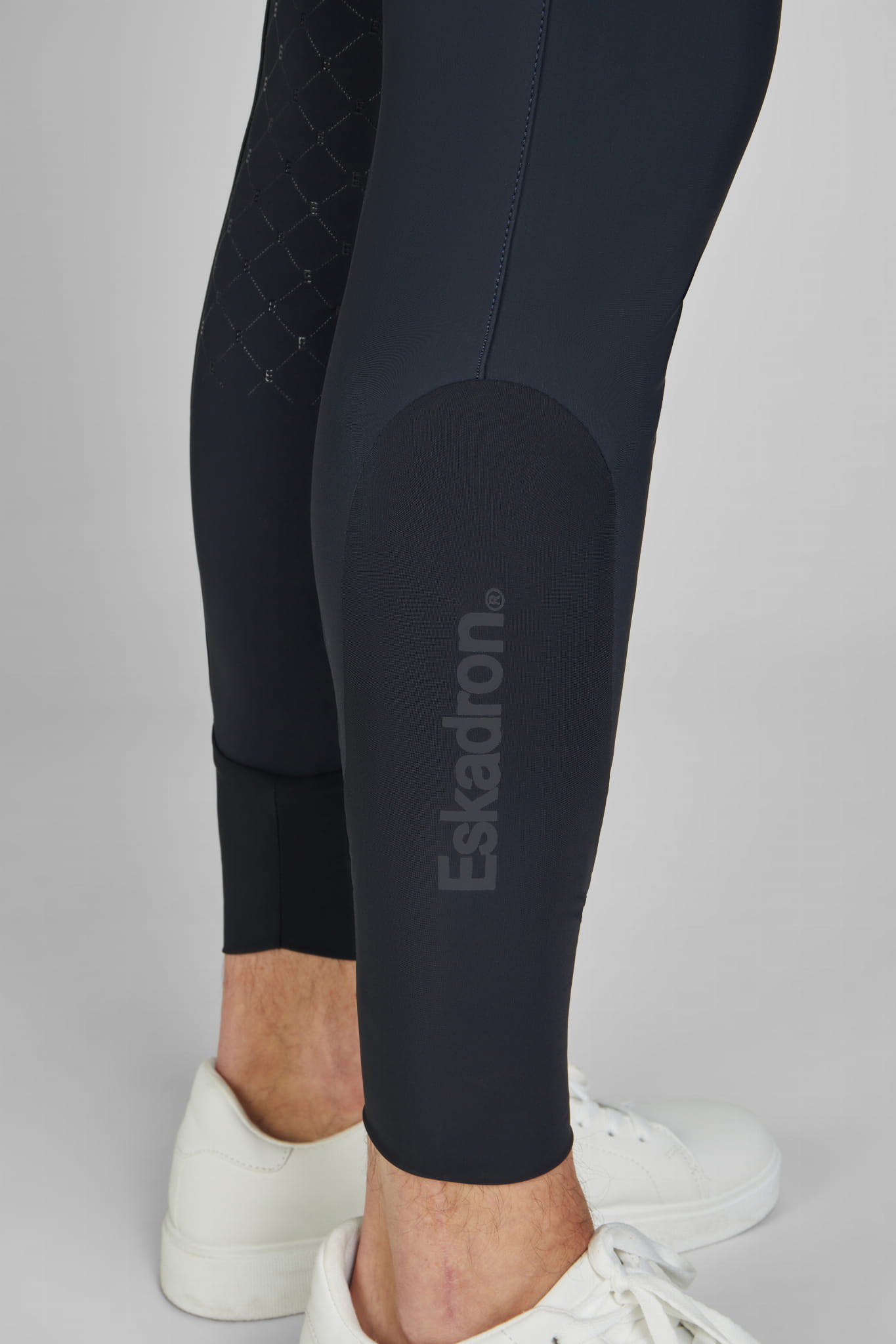 Eskadron Bryczesy jeździeckie męskie z lejem kolanowym Navy Heritage AW 24/25 - Cavalo