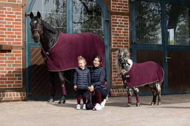 Eskadron Derka Polarowa Contrast  Blackberry - Cavalo