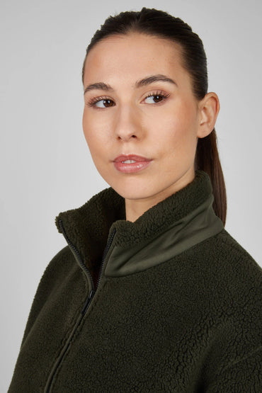 Eskadron DYNAMIC 25 A/W Half-Zip Teddy Sweater Black - Cavalo