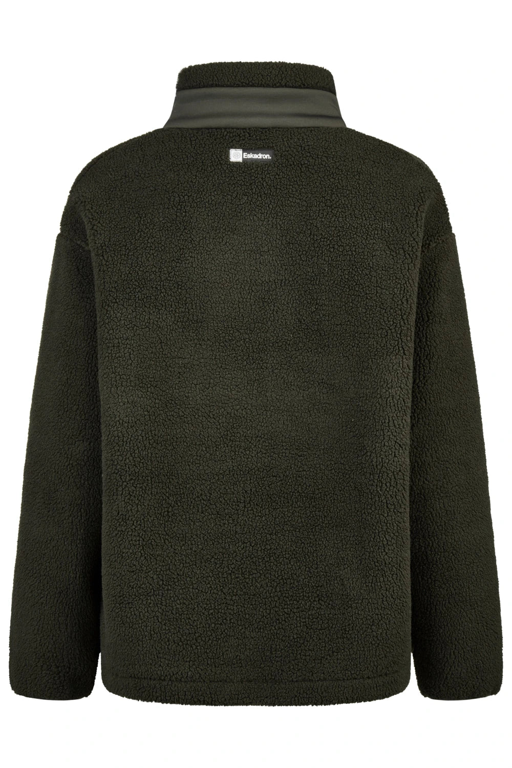 Eskadron DYNAMIC 25 A/W Half-Zip Teddy Sweater Black - Cavalo