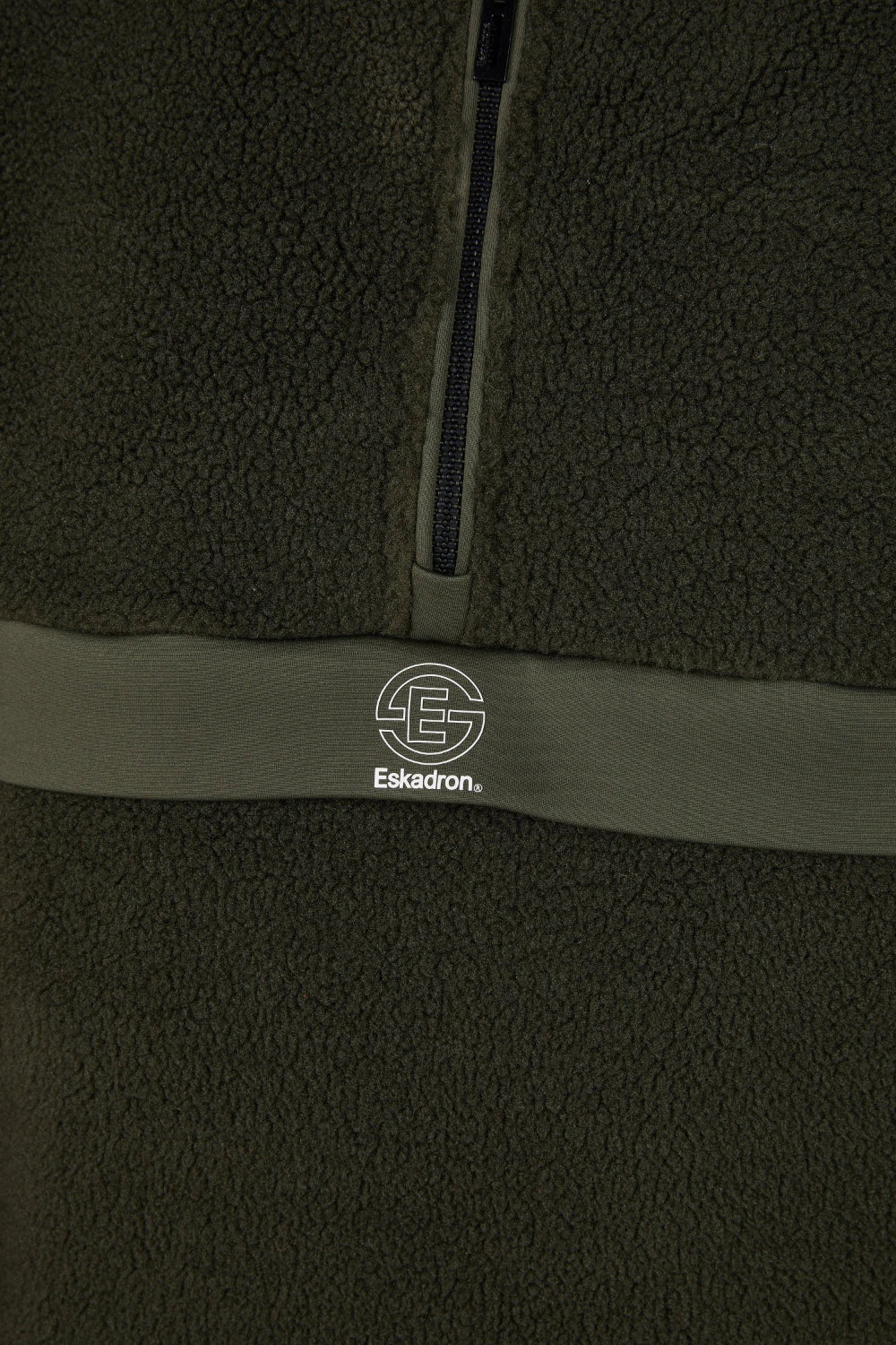 Eskadron DYNAMIC 25 A/W Half-Zip Teddy Sweater Black - Cavalo
