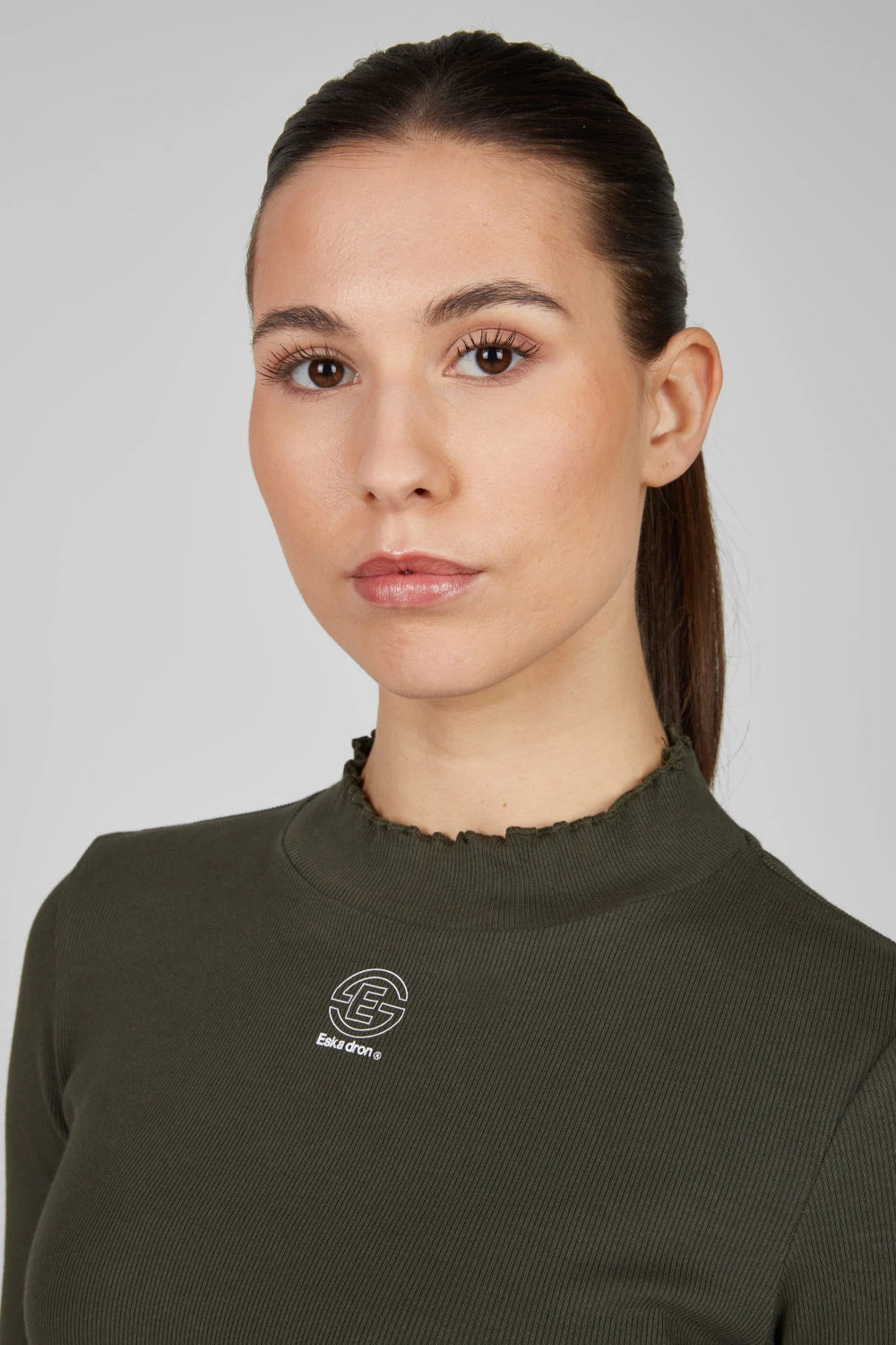 Eskadron DYNAMIC 25 A/W Shirt TURTLENECK RIB Poppy Red - Cavalo
