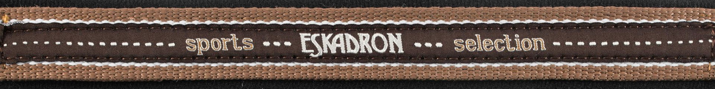 Eskadron kantar Double Pin Buckle Basic hazelnut-creme-darkbrown - Cavalo