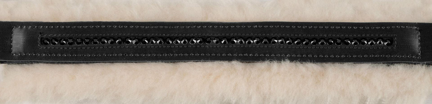 Eskadron kantar Evo-Wool Double Pin Basics Black - Cavalo