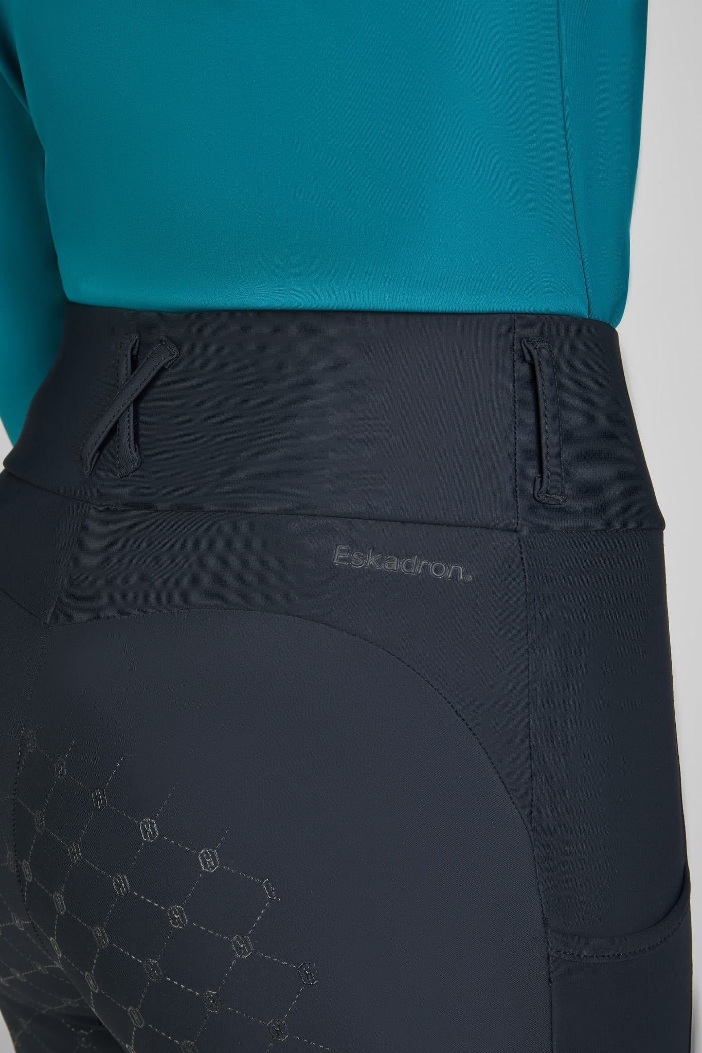 Eskadron Legginsy jeździeckie Cosy z pełnym lejem damskie black Heritage AW 24/25 - Cavalo