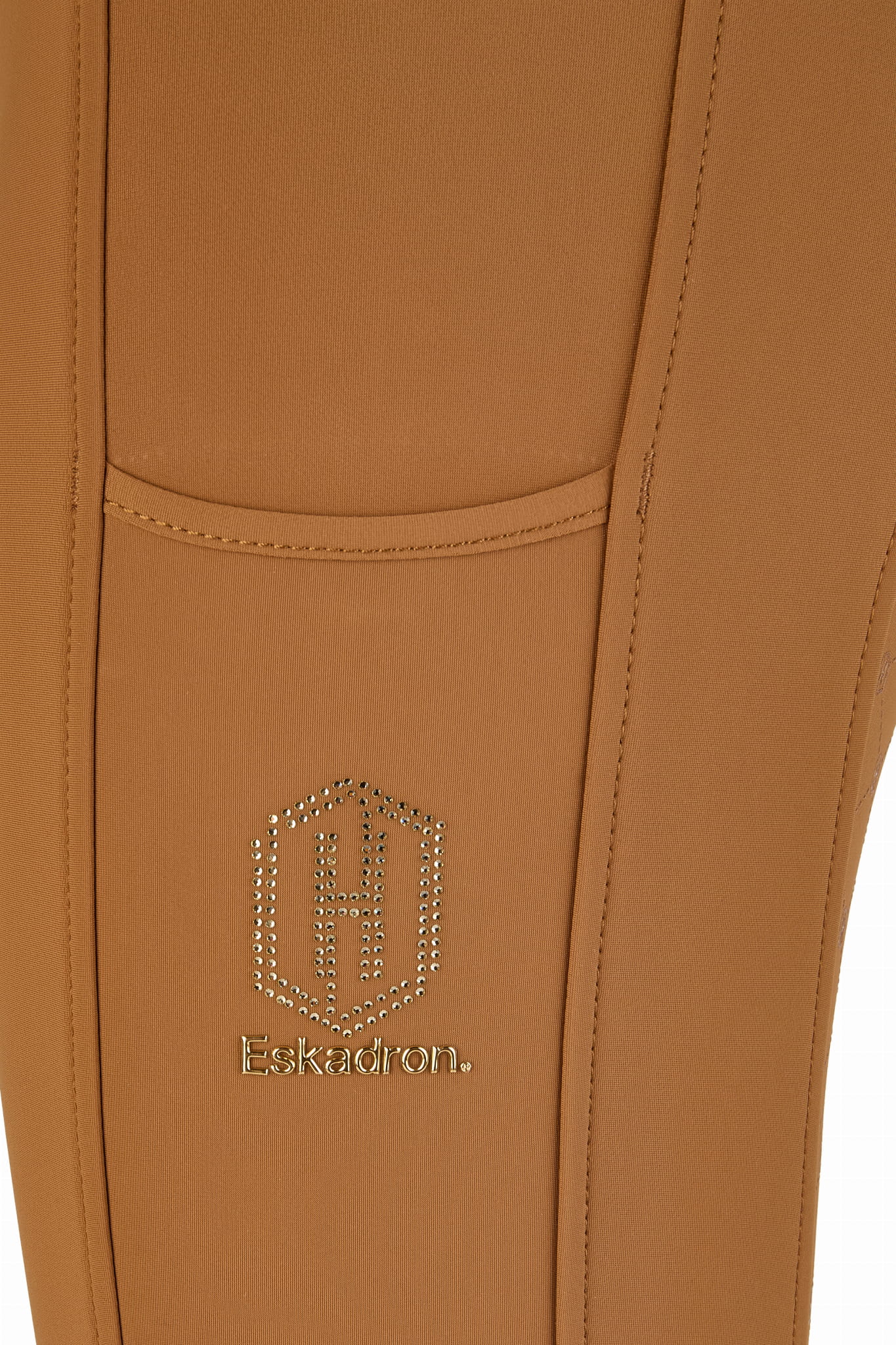 Eskadron Legginsy jeździeckie Pro z pełnym lejem damskie Almond Heritage AW 24/25 - Cavalo
