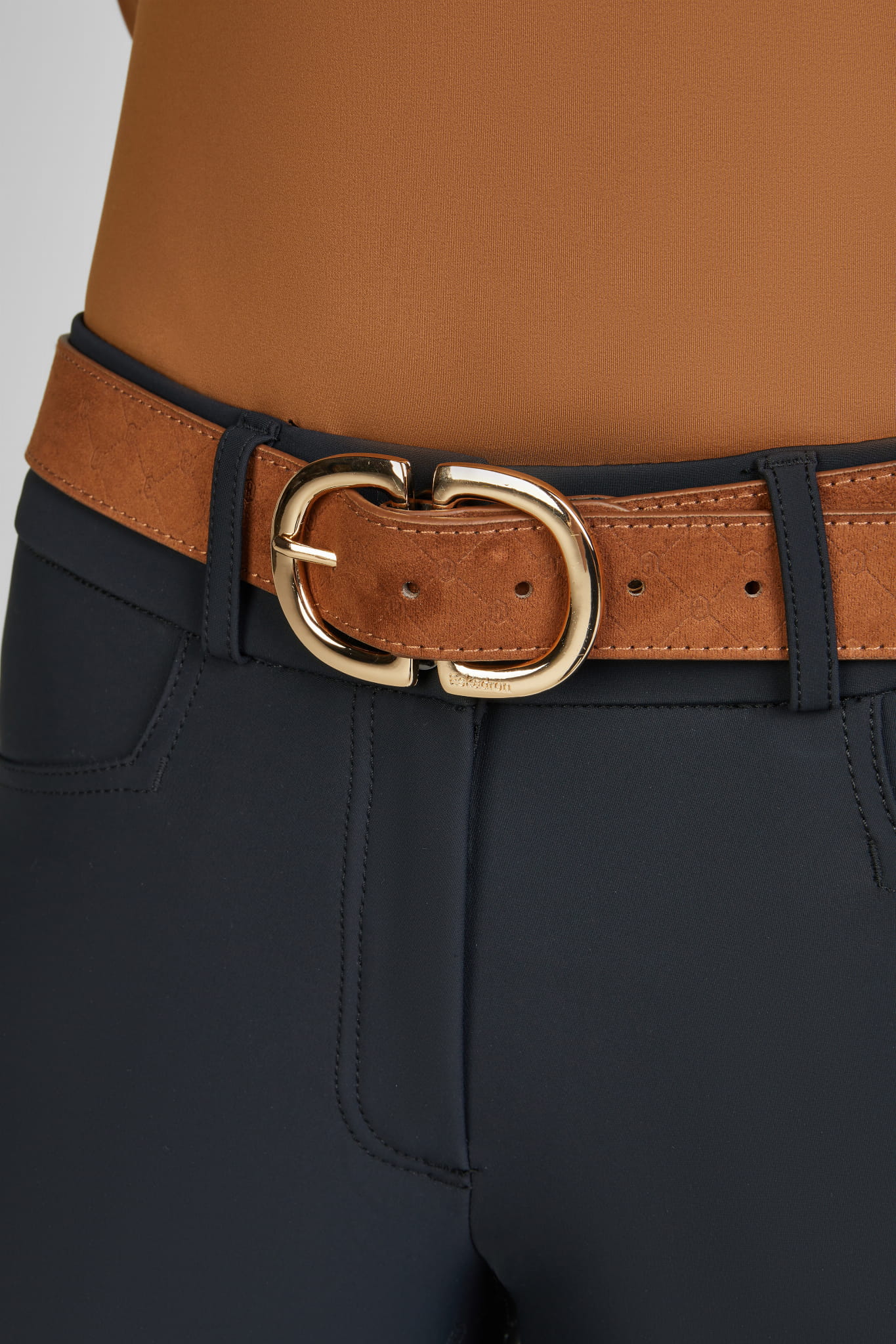 Pasek Eskadron Heritage Faux Leather Almond AW 2024 - Cavalo