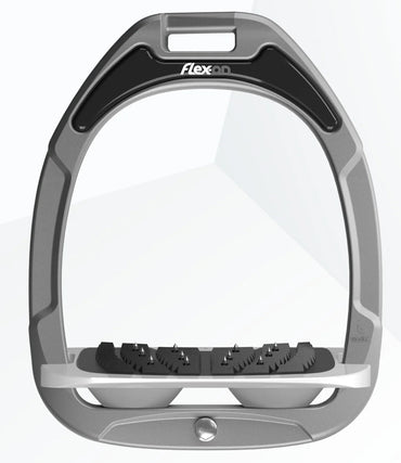 Strzemiona Flex-On Green Composite Grey/Black/White Z Proste, kolce - Cavalo