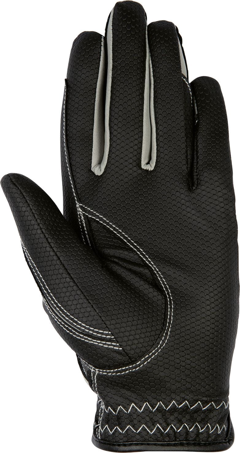 HKM Rękawiczki jeździeckie Fashion czarno/różowe XS - Cavalo