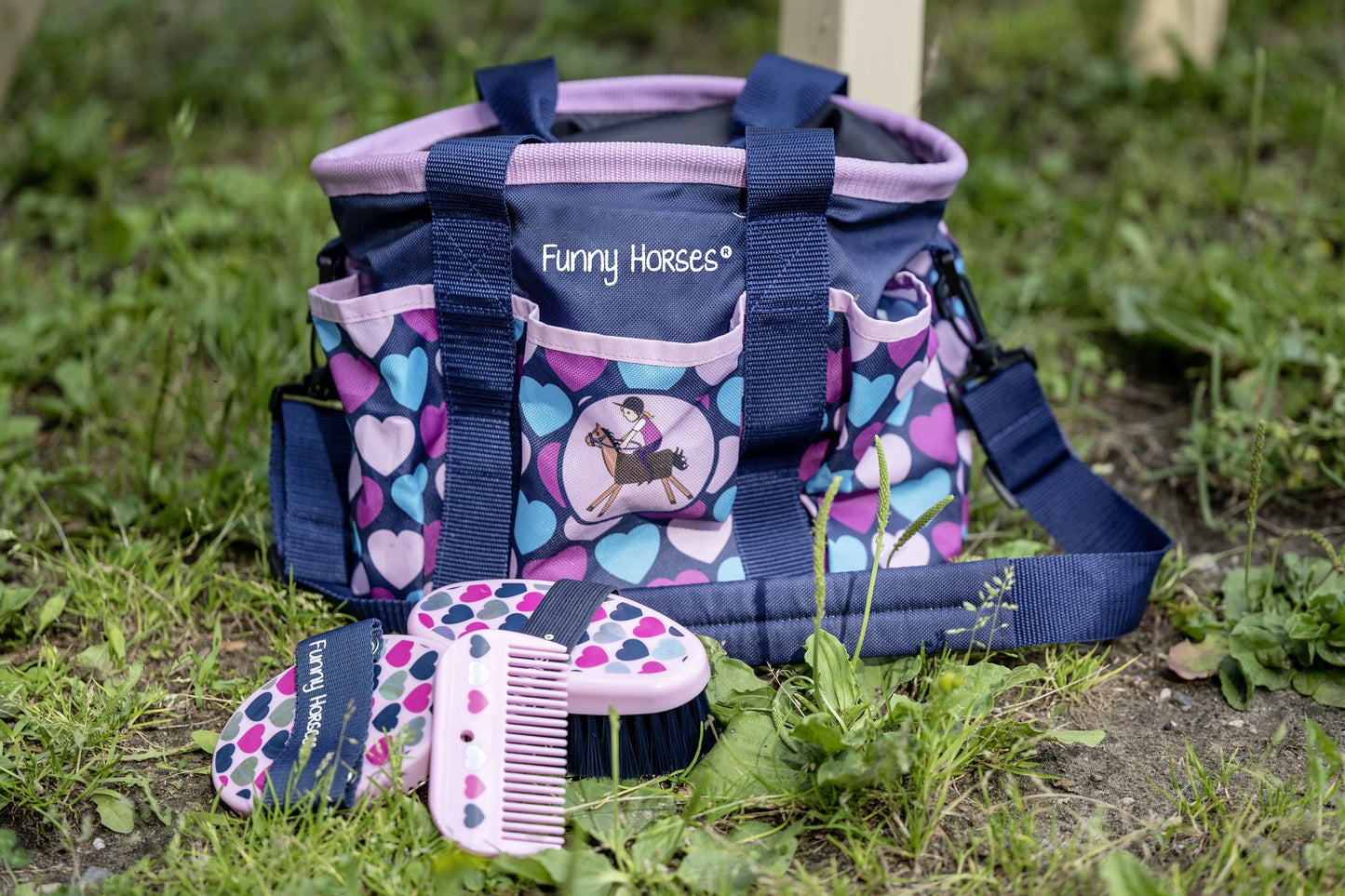 Torba na akcesoria HKM Funny Horses Hearts - Cavalo