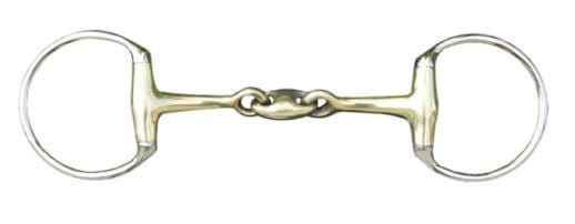 Wędzidło oliwkowe podw. łamane z Argentanu