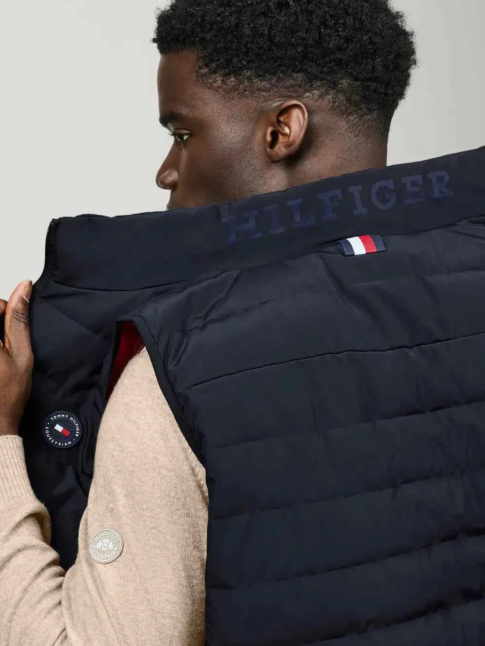 Tommy Hilfiger Kamizelka męska Lewis granatowa