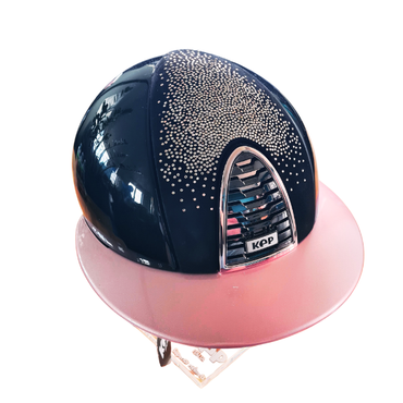 Kask KEP Italia CROMO 2.0 Textile Metal Milano Satin Street Black / Crystal - Cavalo