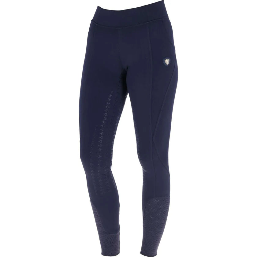 Legginsy jeździeckie S/S 2026, dziecięce, dark navy, Covalliero