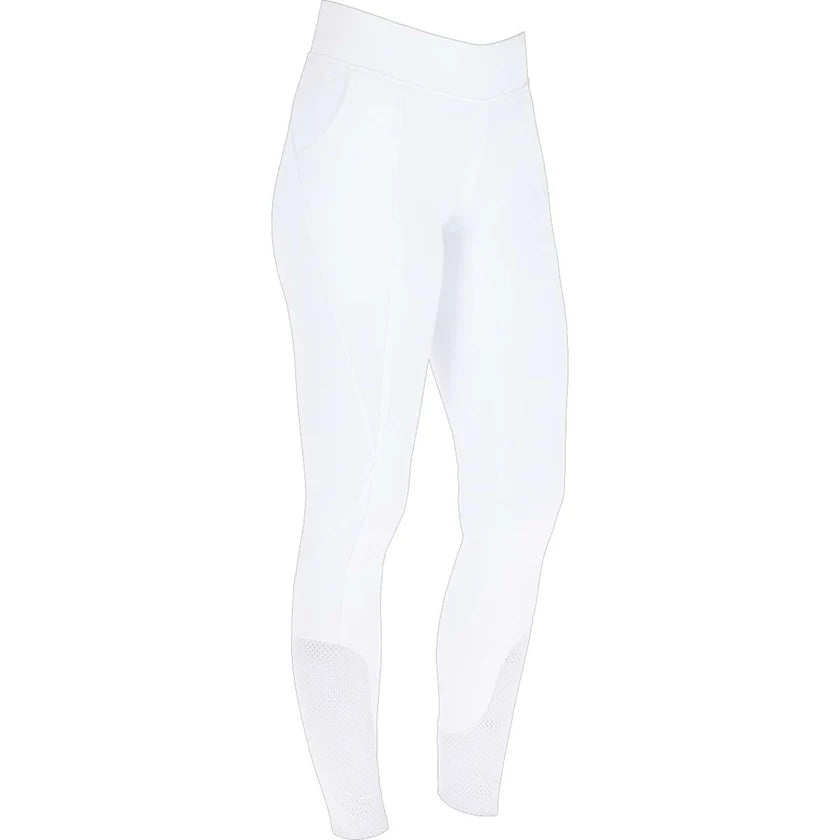 Legginsy jeździeckie S/S 2026, dziecięce, white, Covalliero