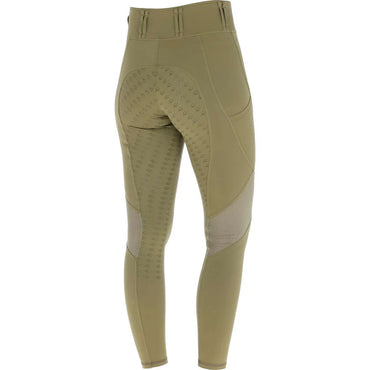 Legginsy jeździeckie z siateczką S/S 2026, dziecięce, walnut, Covalliero