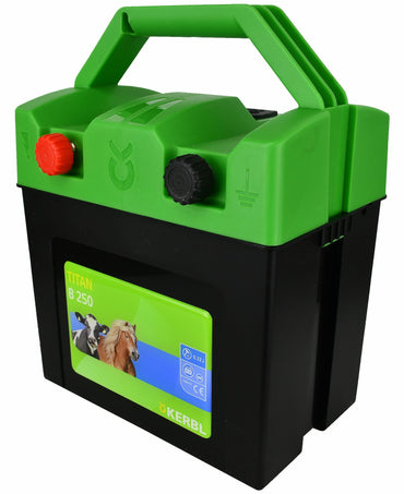 Elektryzator bateryjno - akumulatorowy 12V Kerbl Titan B250 - Cavalo