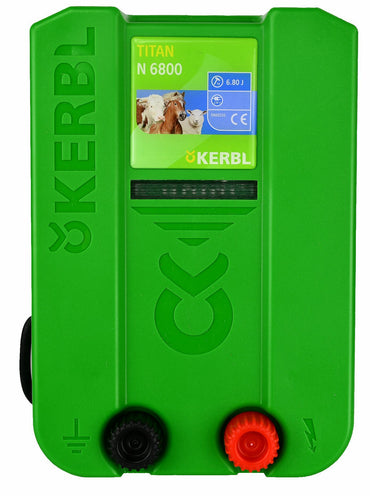 Elektryzator sieciowy TITAN N 6800, na dziki, dla koni, byków, bydła, owiec i kóz, 6,8 J, Kerbl - Cavalo