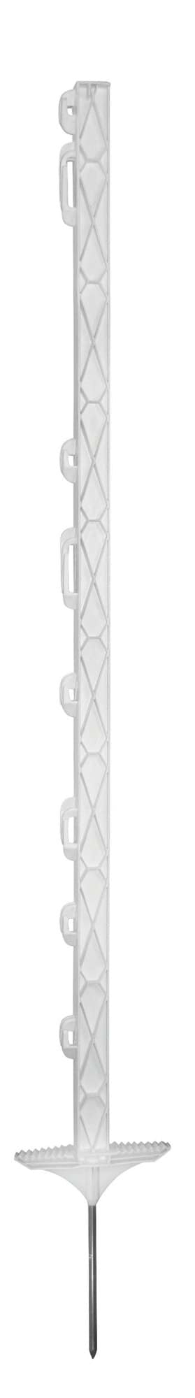 Palik ogrodzeniowy z polipropylenu TITAN, 110 cm, biały, podw. stopka, Kerbl - Cavalo