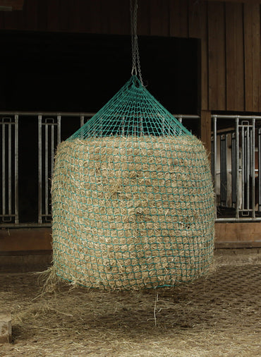 Siatka na siano do bel, do zawieszania, zielony, 125 x 160 cm, oczko 4,5 cm, Kerbl - Cavalo