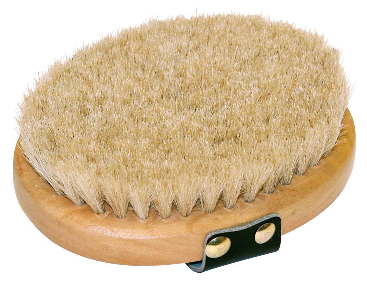 Szczotka dla konia Brush&Co, ze szlufką, miękka, drewniana, 13 cm, Covalliero - Cavalo