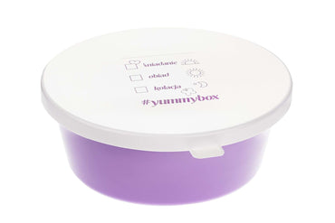Zestaw miska na paszę, 6 l, lawendowa + pokrywka do miski Yummy - Cavalo