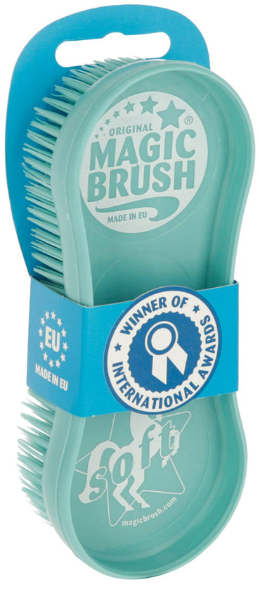 Szczotka dla konia Soft, turkusowy, MagicBrush - Cavalo