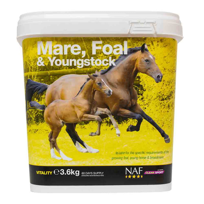 NAF Mare, Foal & Youngstock Supplement - preparat witaminowy dla klaczy hodowlanych i młodych koni - Cavalo