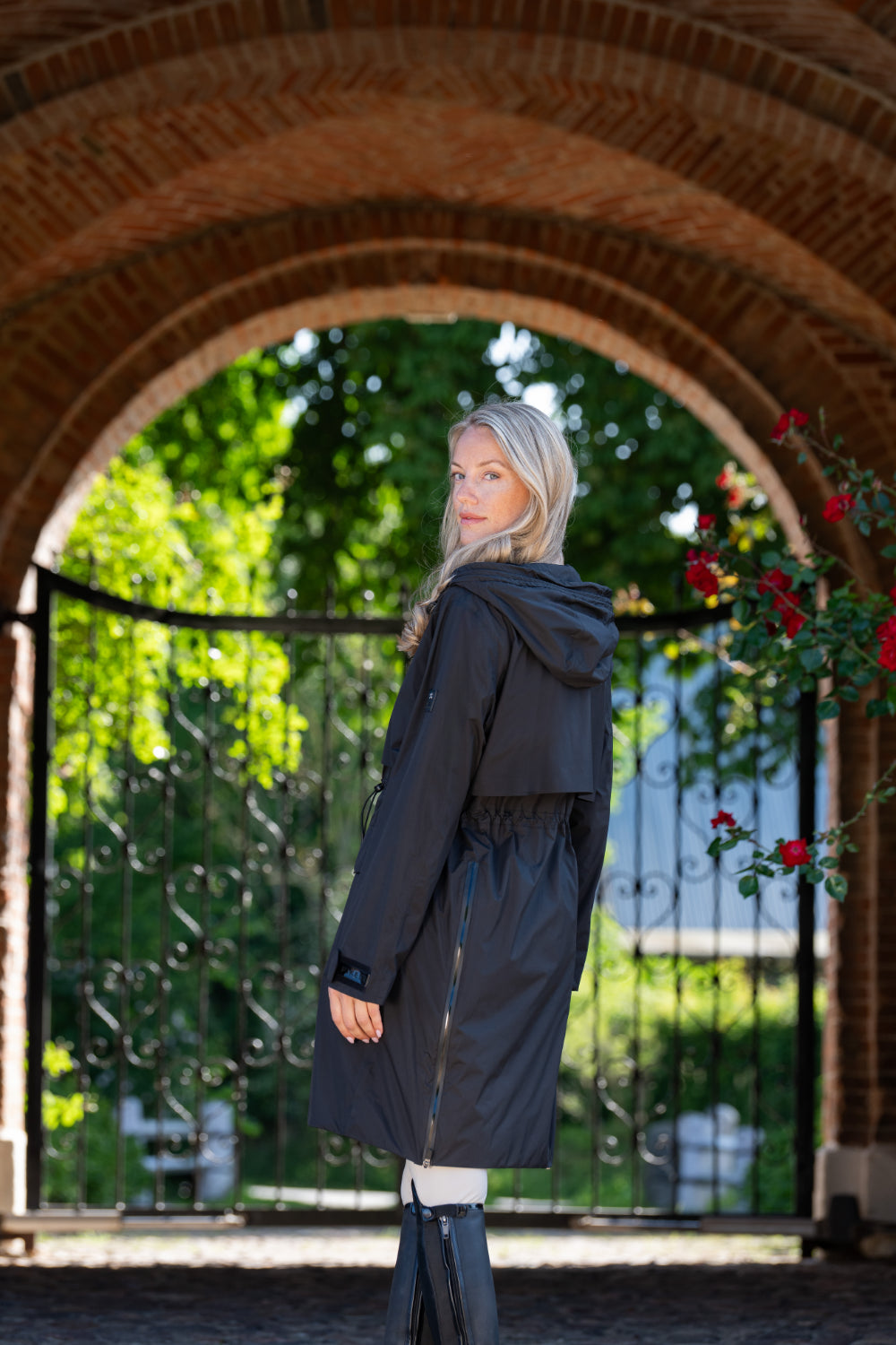 PIKEUR płaszcz RAINCOAT 1021 Black SS 2026