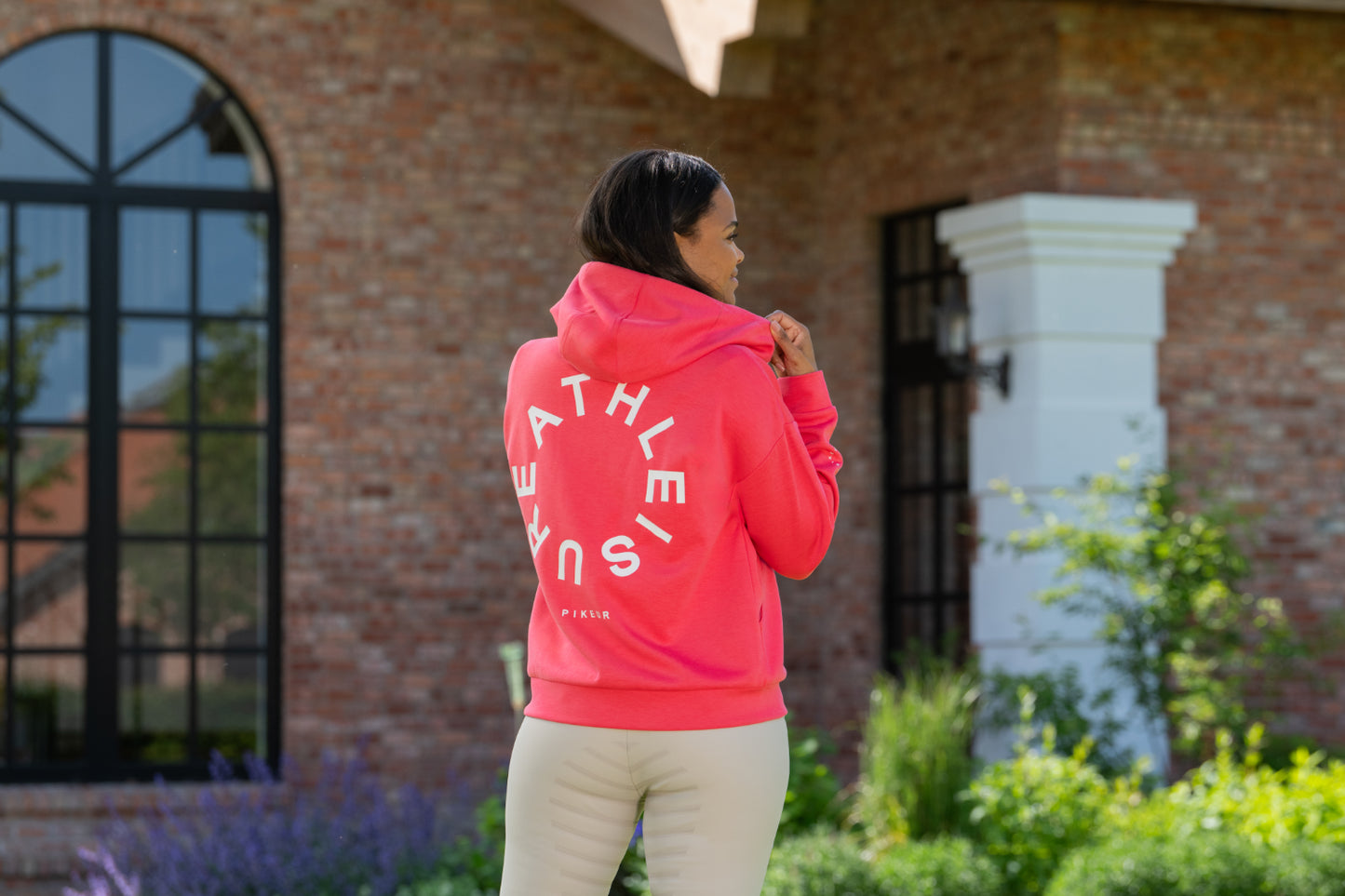 PIKEUR bluza z kapturem HOODY JACKET raspberry pink SS 2026