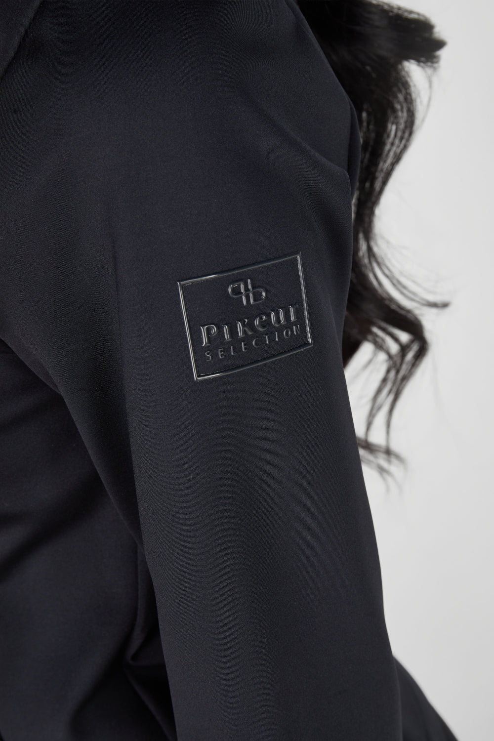 PIKEUR bluza polarowa z kapturem na zamek FLEECE JACKET black